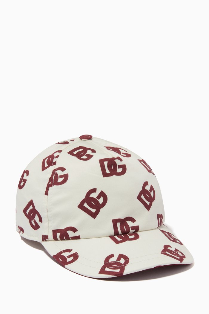 

Allover Logo Cap, Red