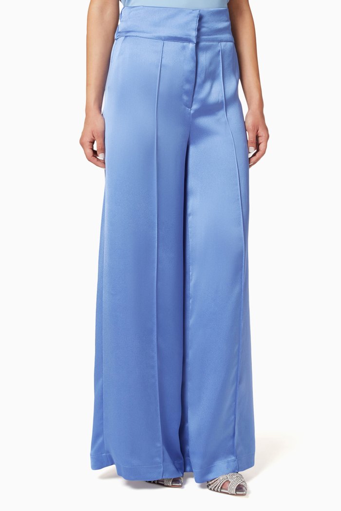 

Wide Leg Trousers, Blue