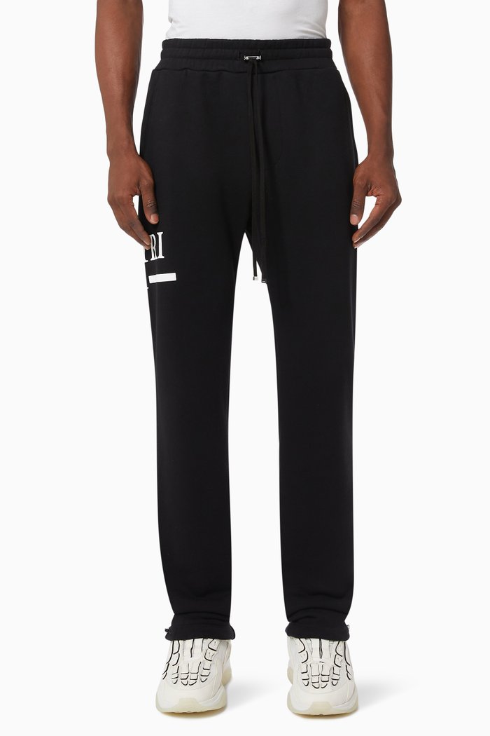 

M.A. Bar Sweatpants in Cotton Jersey, Black