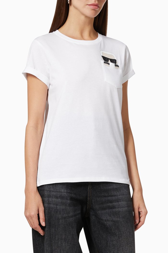 

Ikonik Karl Pocket T-shirt, White