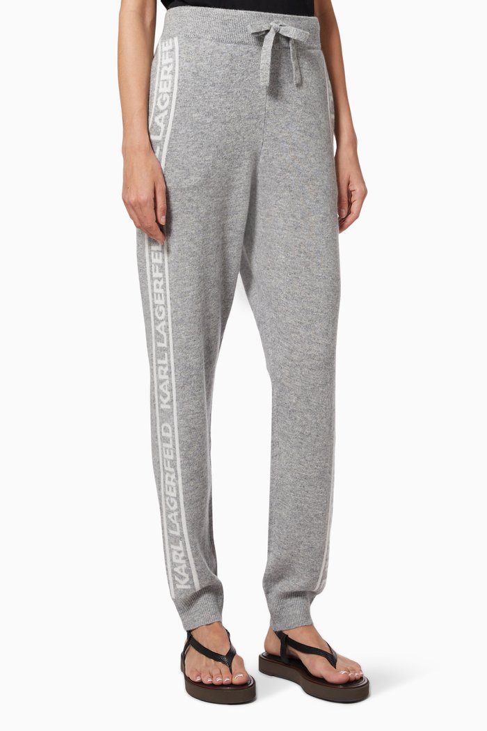 

Logo Tape Sweatpants in Cashmere, Grey
