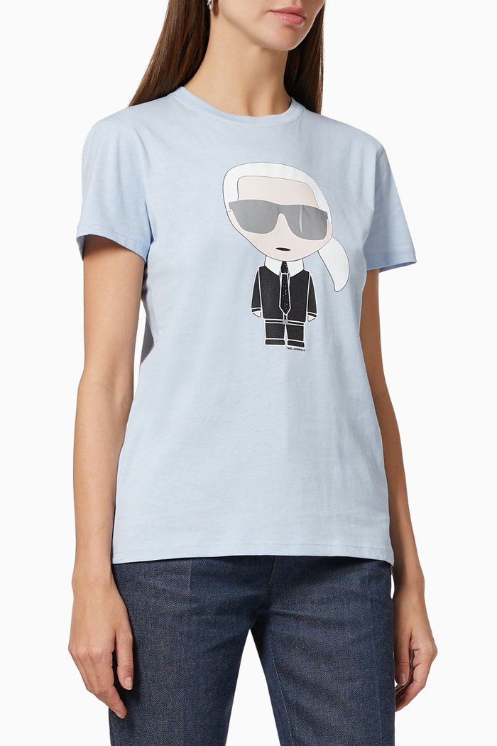 

IKONIK KARL T-SHIRT: Blue: S