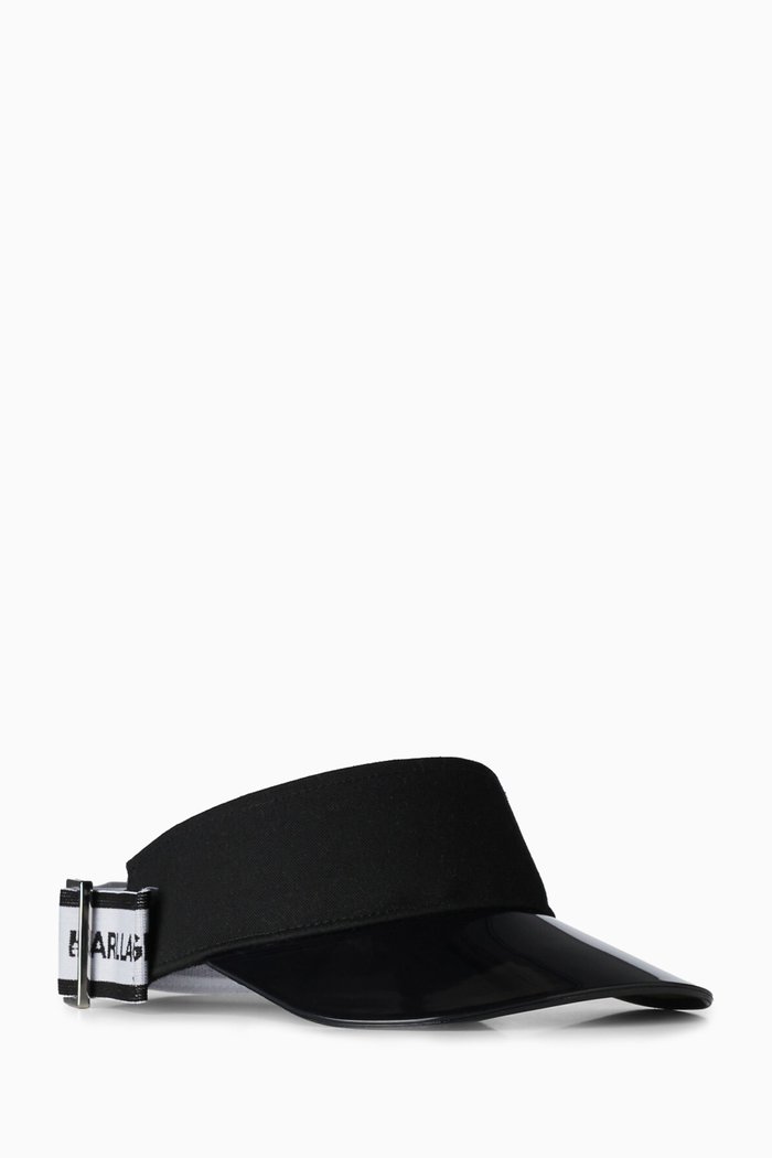 

K/Ikonik Visor in TPU & Organic Cotton, Black