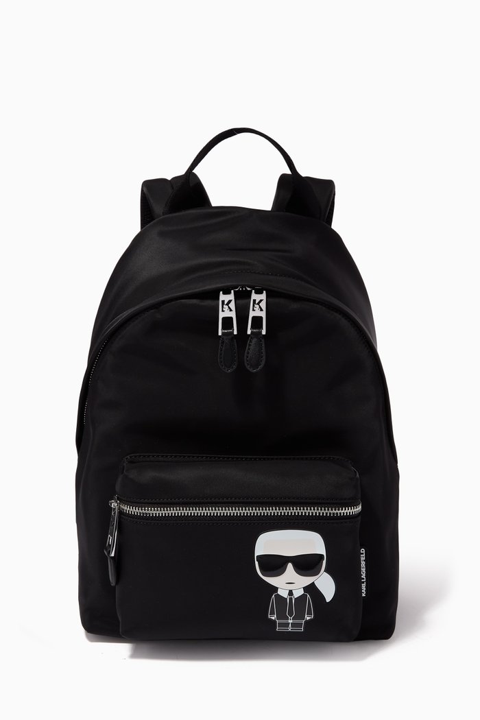 

K/Ikonik Backpack in Nylon, Black
