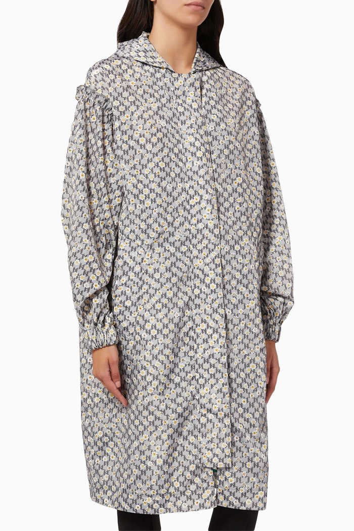 

Printed Parka in Recycled Fabric, Multicolour
