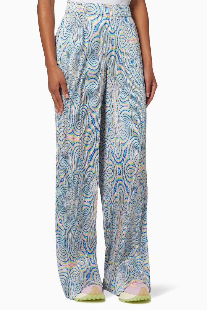 

Hallucinogenic Pants in Plisse, Multicolour