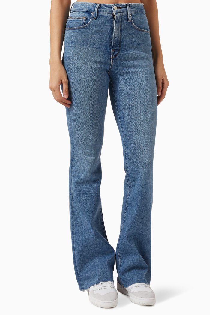 

Good Classic Boot-cut Jeans in Denim, Blue