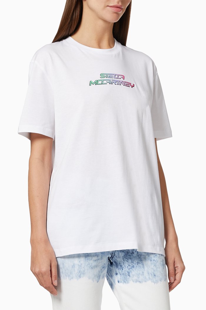 

Gel Logo T-shirt in Organic Cotton, White