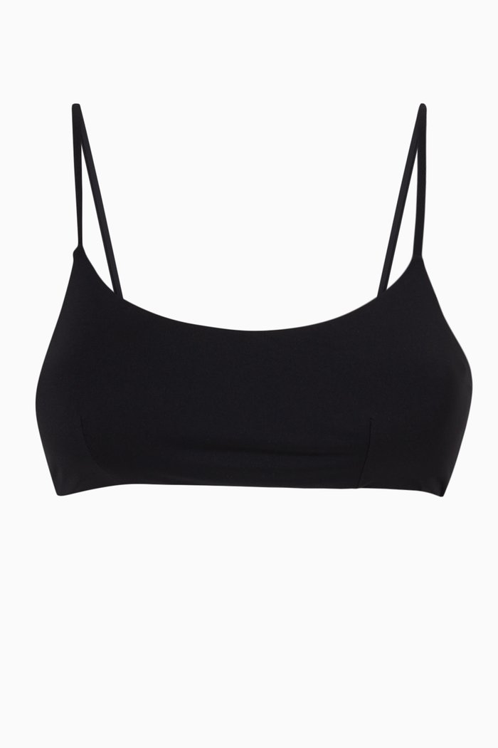 

Swim Bralette in Matte ECONYL®, Black