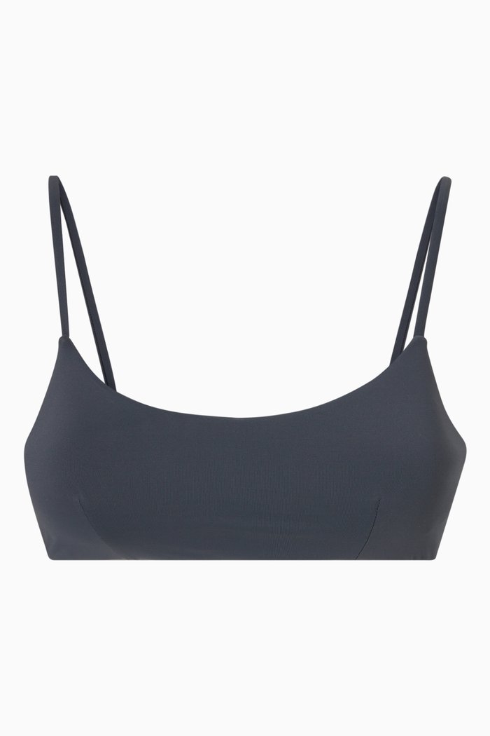 

Swim Bralette in Matte ECONYL®, Grey