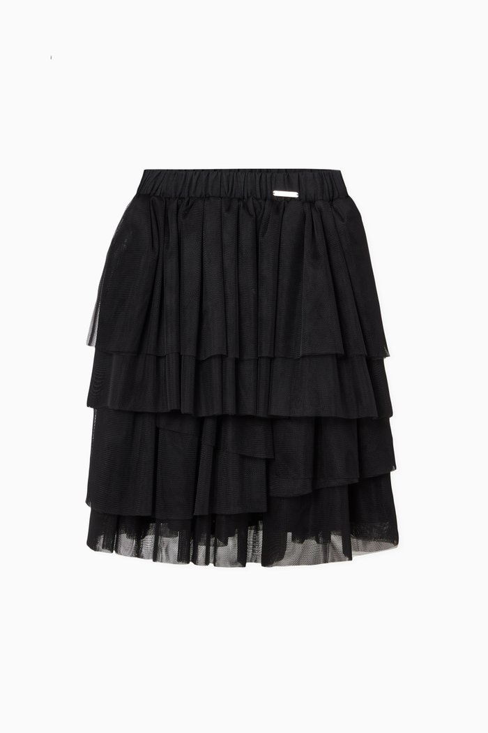 

Layered Skirt in Tulle, Black
