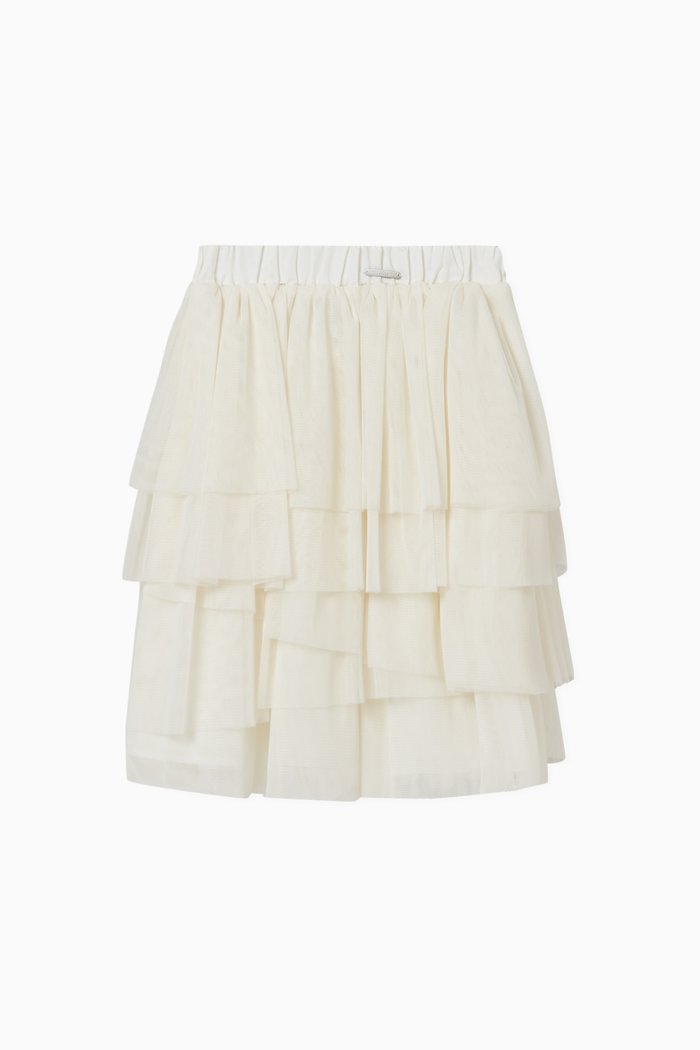 

Layered Skirt in Tulle, Neutral