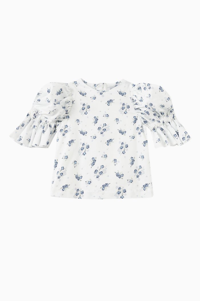 

Maiden Blouse in Cotton Blend, White