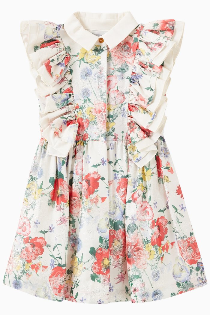 

River Dress in Viscose Blend, Multicolour