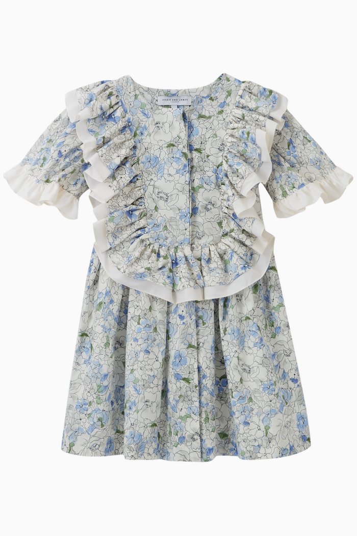 

River Dress in Cotton, Multicolour