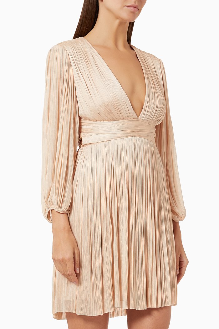 

Sandra Dress in Silk Tulle, Neutral
