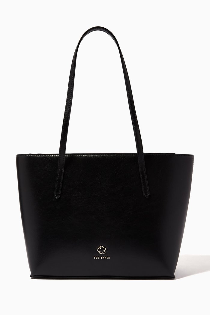 

Jorjina Tote Bag in Leather, Black