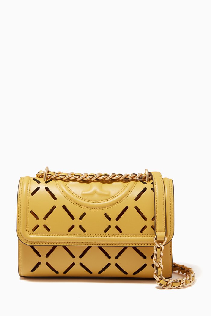 

Fleming Diamond Perforated Small Convertible Shoulder, Multicolour