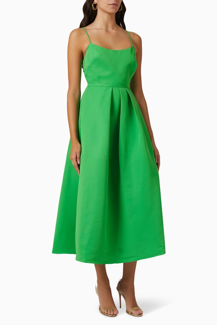 

Audra Fit & Flare Gown, Green