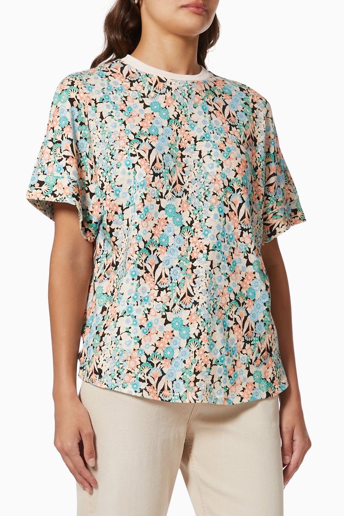 

Domela T-shirt in Linen Blend, Black