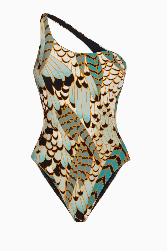 

Ammada Swimsuit in Stretch Nylon, Blue