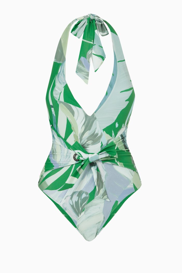 

Livosa Swimsuit in Stretch Nylon, Green
