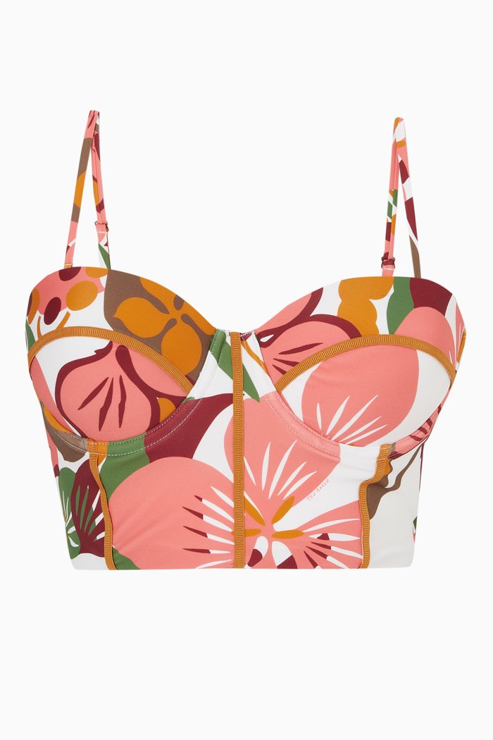 

Luce Bikini Top in ECONYL®, White