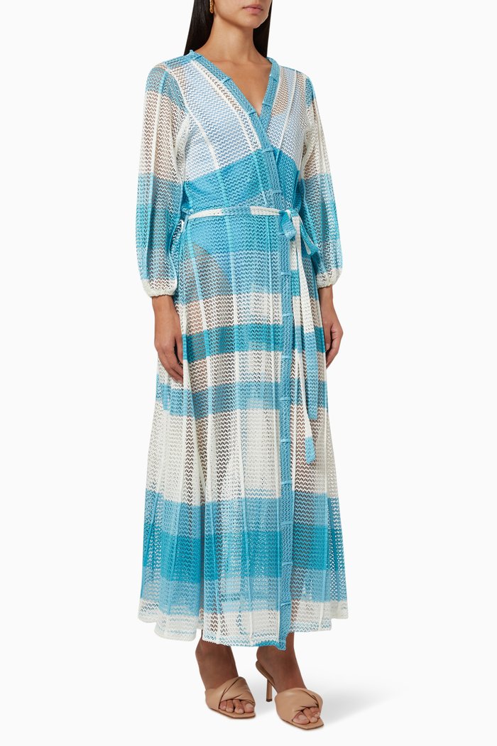 

Drew Belted Kaftan, Blue