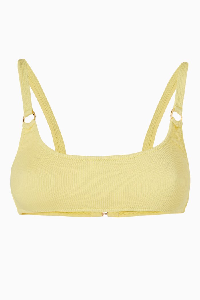 

Bari Bralette Bikini Top, Yellow