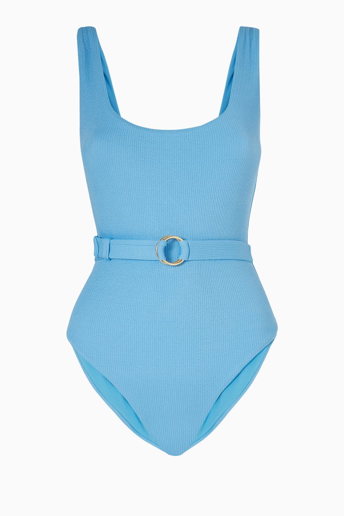 

Rio Ribbed Swimsuit, Blue