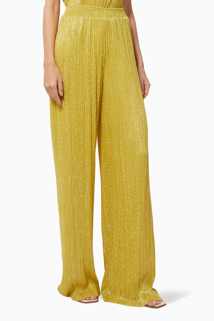 

Wide-Leg Pants, Yellow