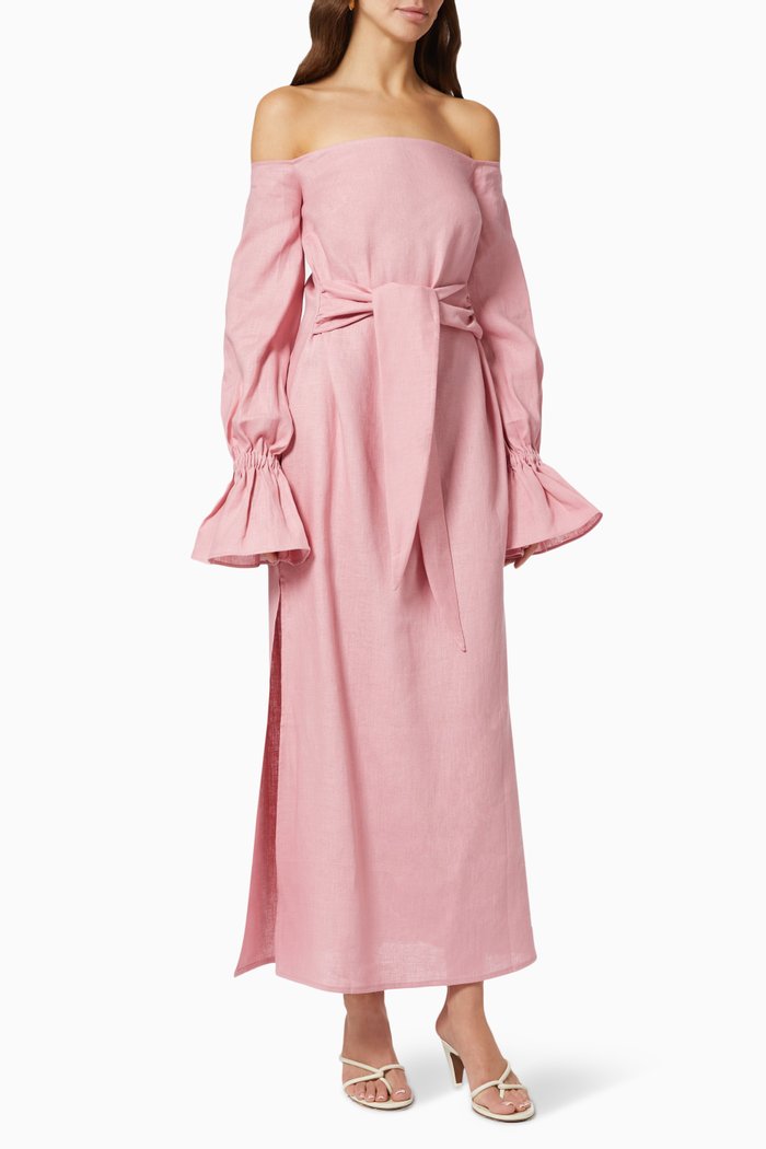 

Caftan Midi Dress, Pink