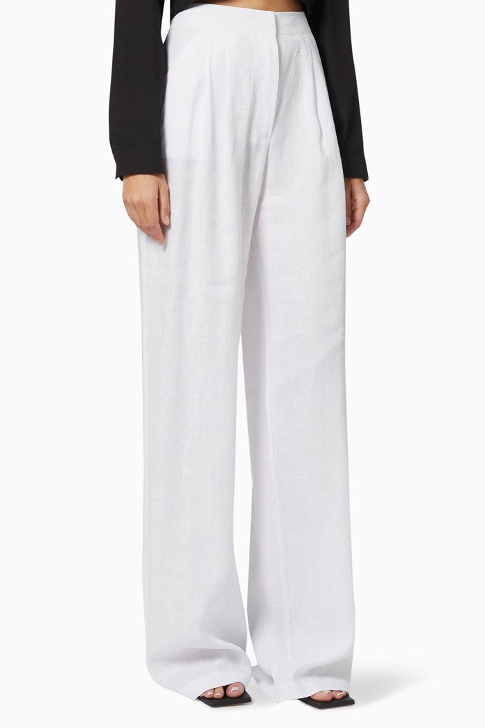 

Wide-Leg Pants, White