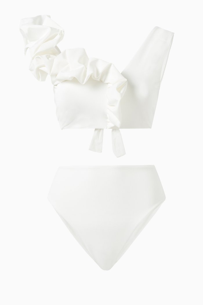 

Rosa Bikini Set in Lycra, White