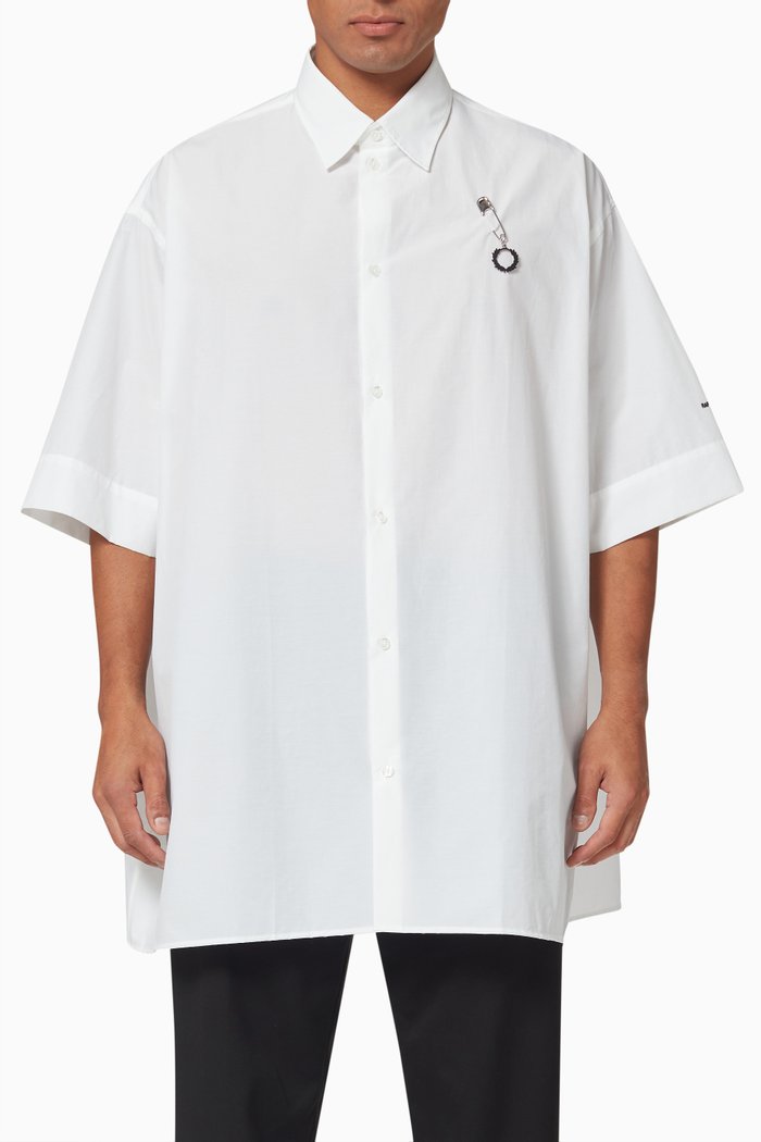 

x Raf Simons Oversized Shirt in Cotton, White