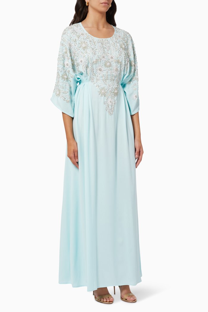 

Mim Kaftan in Chiffon, Blue