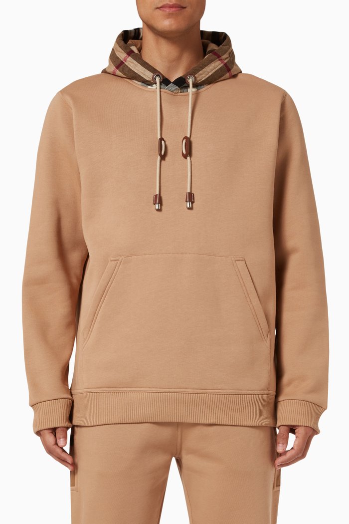 Samuel Hoodie in Fleece, Neutral