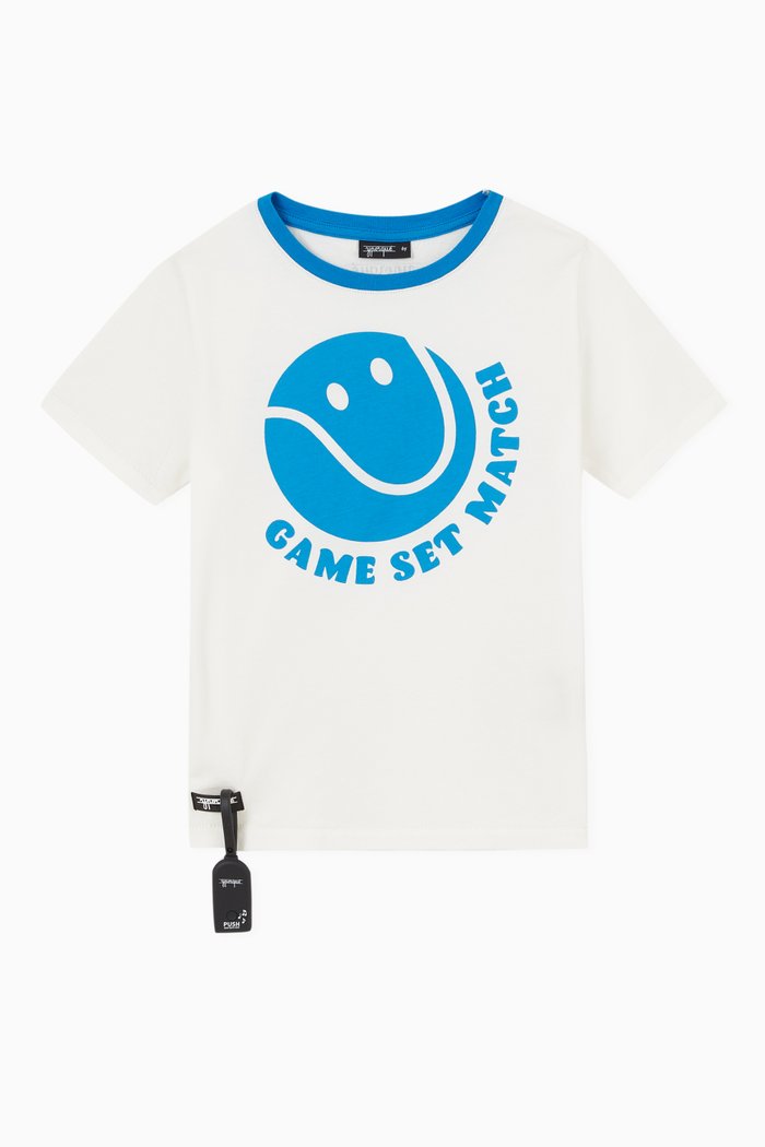 

Tennis Sound T-shirt in Cotton, Neutral