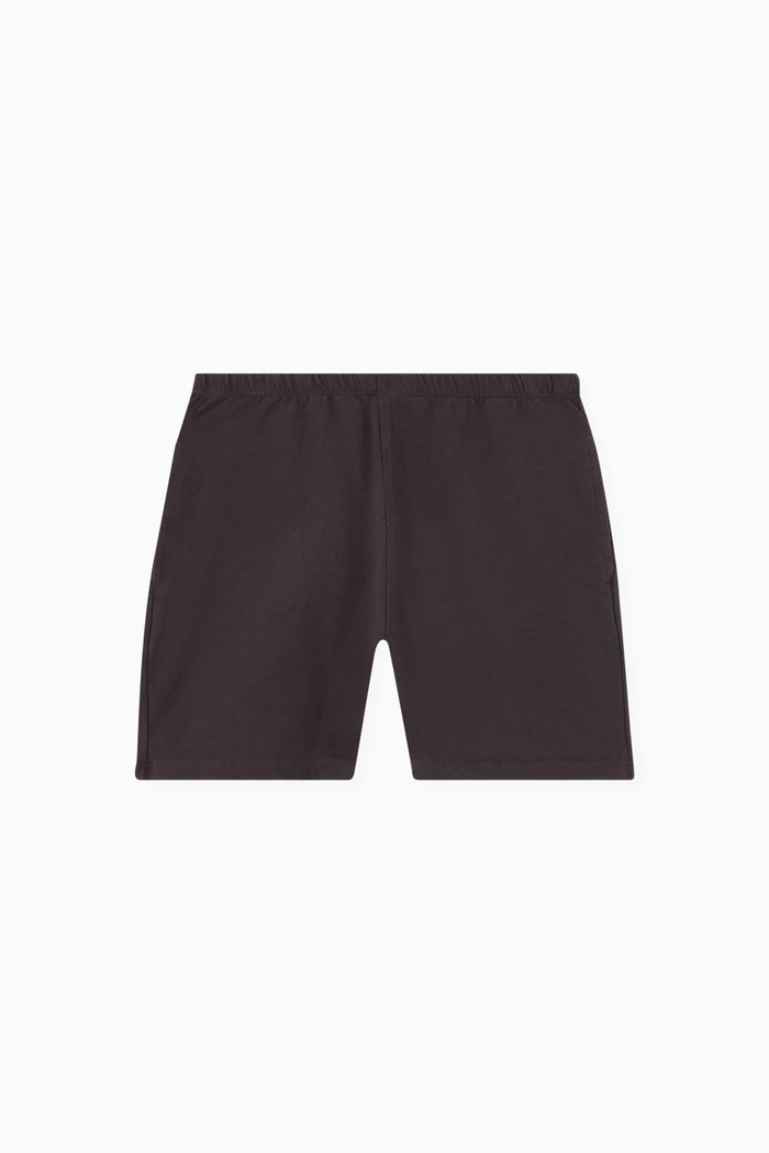 Basketball Graphic Shorts in Cotton, Grey