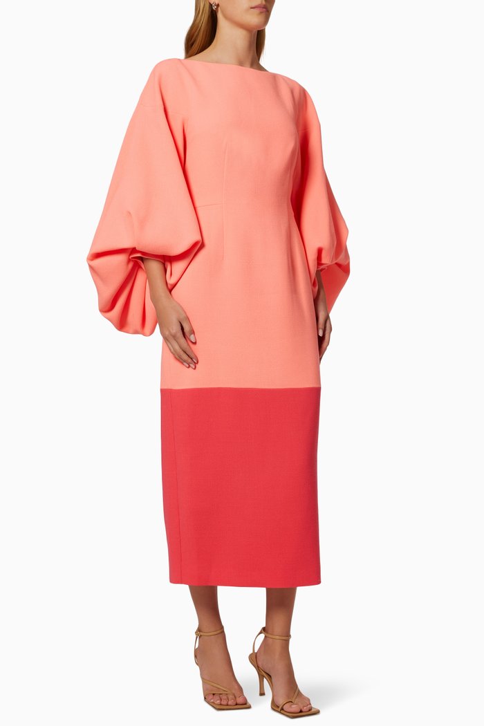 

Garance Dress in Crepe, Orange