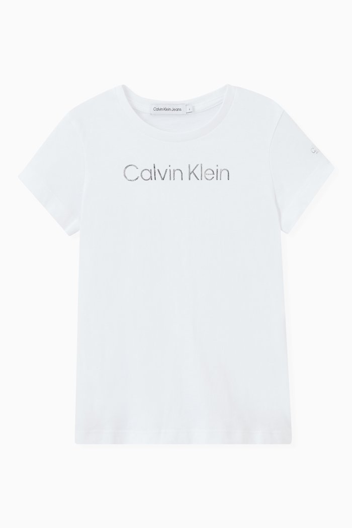 

Logo Slim-Fit T-Shirt in Cotton, White