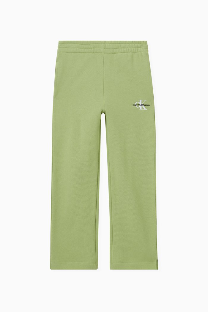 

Logo Joggers in Cotton Terry, Green
