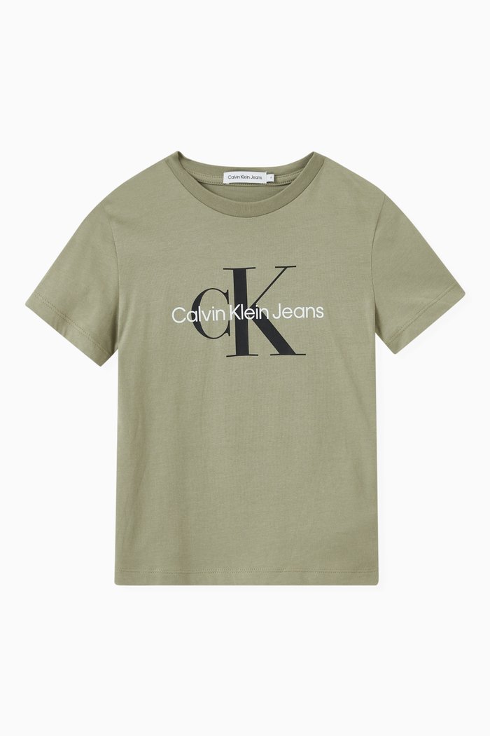 

Logo T-shirt in Jersey, Green