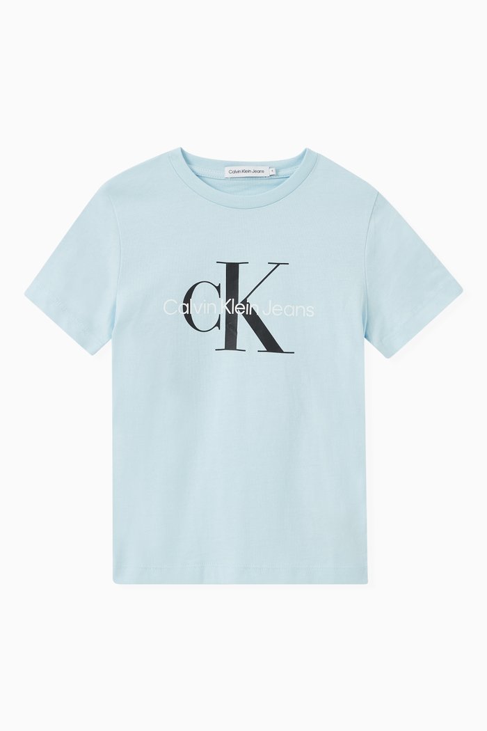 

Logo T-shirt in Jersey, Blue