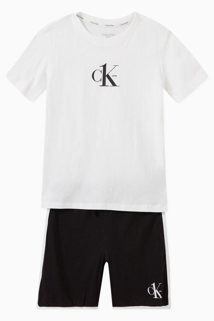 

CK One Pajama Set in Jersey, Multicolour