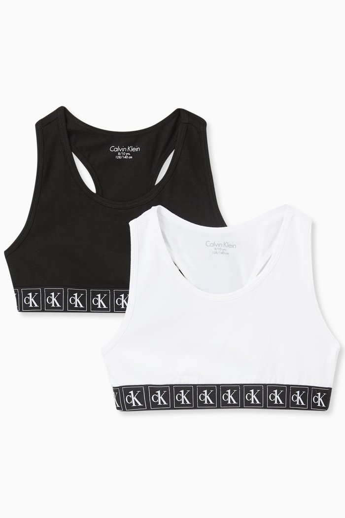 2-Pack Logo Bralette, Multicolour