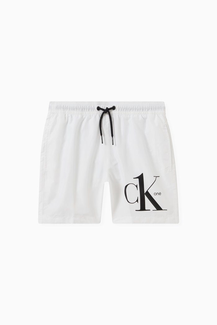 

Logo Swim Shorts, White