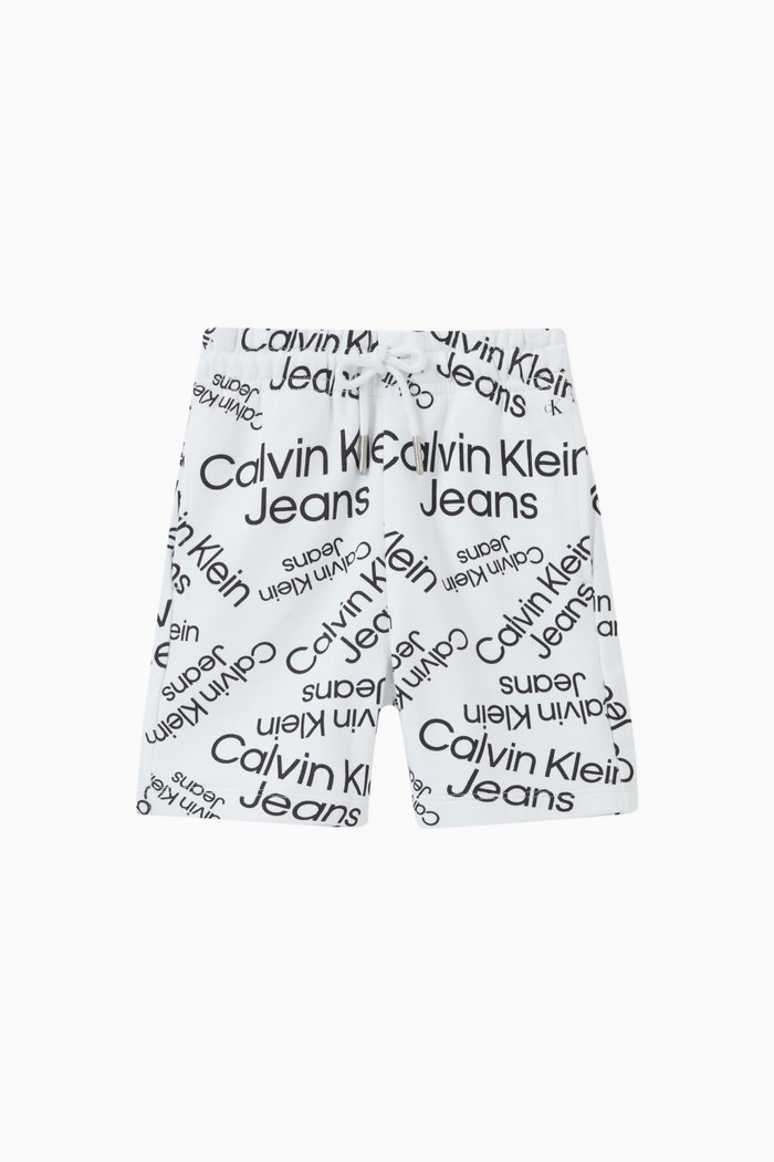 

Logo Shorts in Cotton, White
