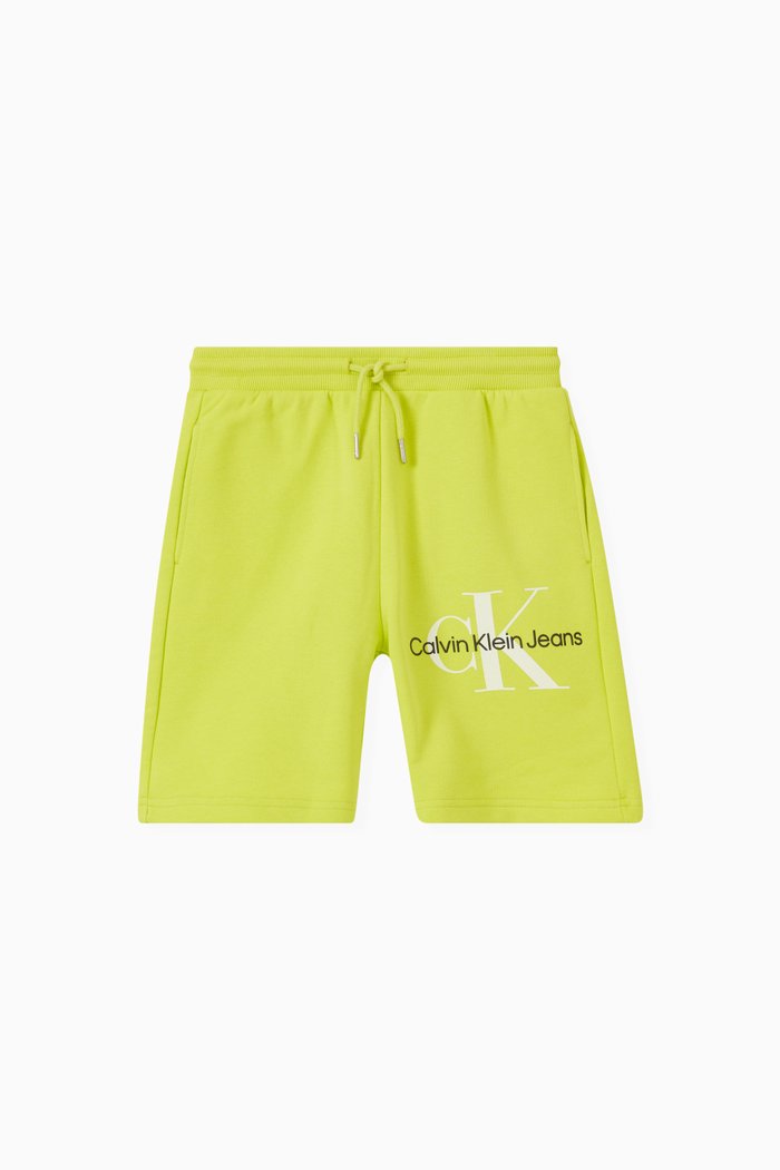 

Glow In The Dark Logo Shorts, Green