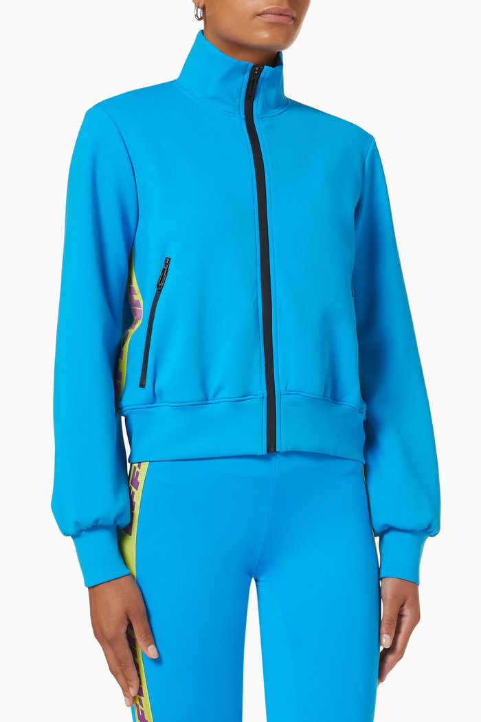 

Athl Logo Band Track Jacket, Blue